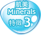 肌美 Minerals 特徴3